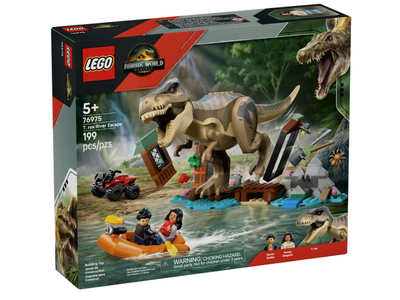 LEGO Jurassic World 76975 T. rex rivierontsnapping