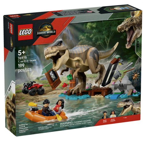LEGO Jurassic World 76975 T. rex rivierontsnapping LEGO Jurassic World 76975 T. rex rivierontsnapping