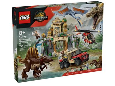 LEGO Jurassic World 76976 Spinosaurus en Quetzalcoatlus luchtmissie