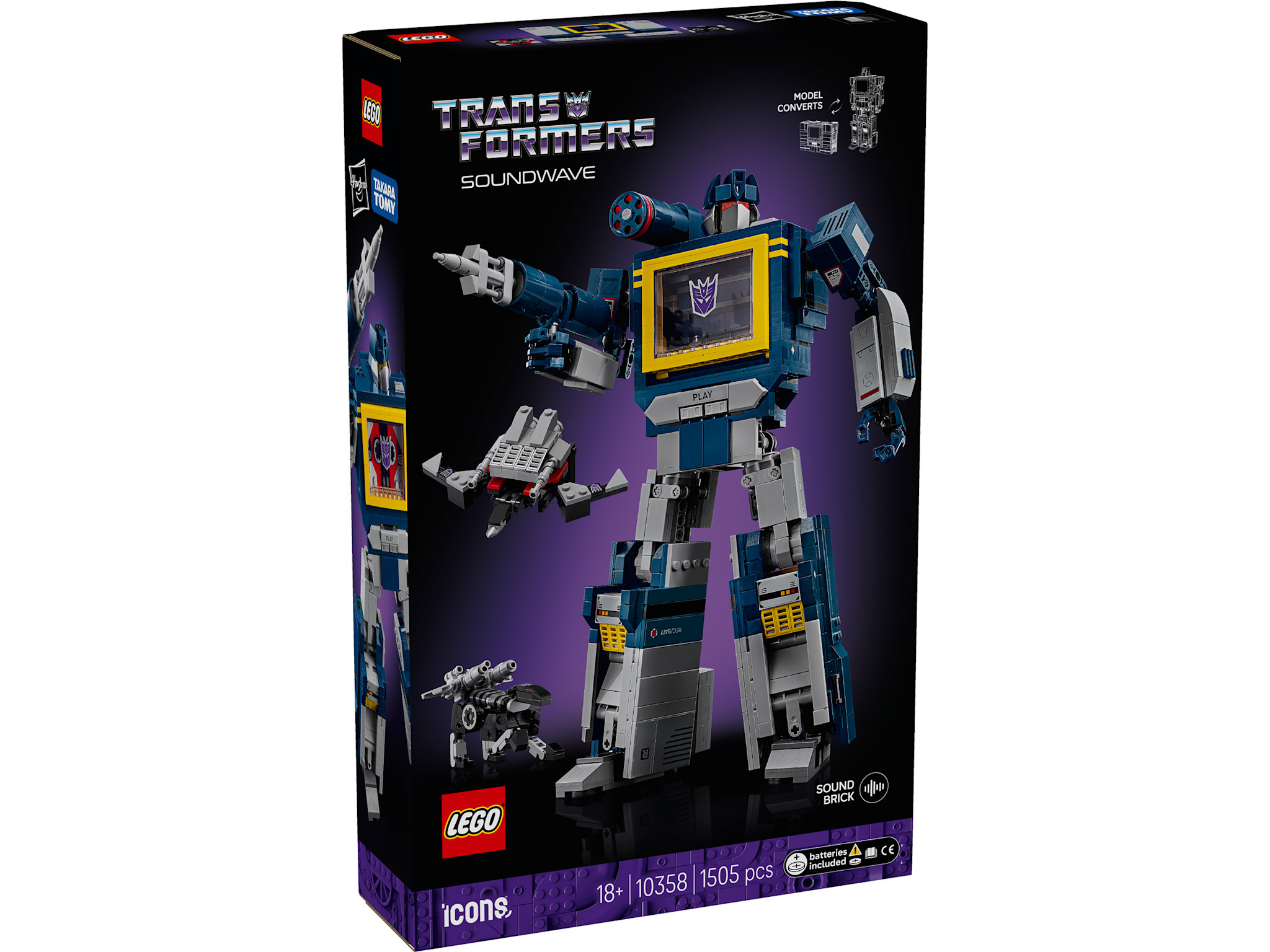 LEGO Icons 10358 Transformers: Soundwave - Jan's Steen