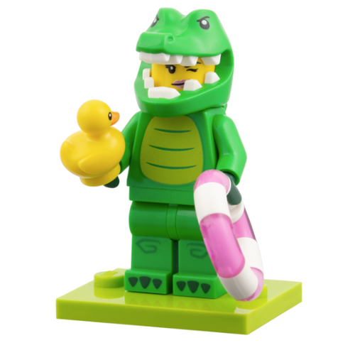 LEGO Minifiguren 71051-08 Serie 28 Crocodile Costume Fan