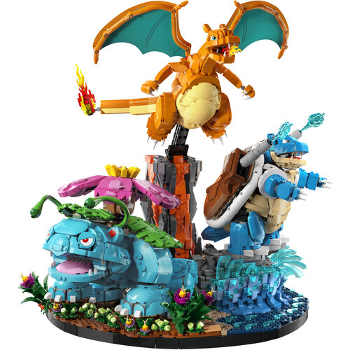 LEGO Pokemon 72153 Venusaur, Charizard en Blastoise