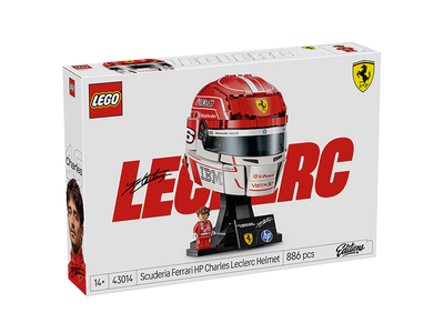 LEGO Editions 43014 Scuderia Ferrari HP helm van Charles Leclerc