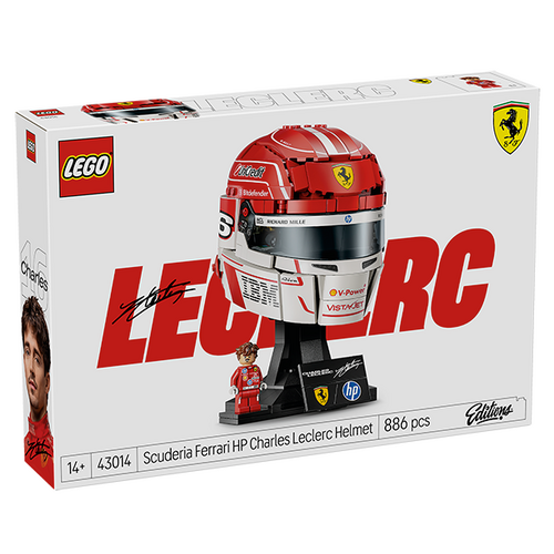 LEGO Editions 43014 Scuderia Ferrari HP helm van Charles Leclerc