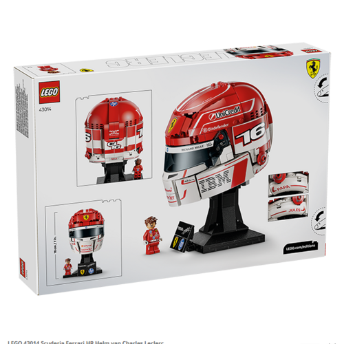 LEGO Editions 43014 Scuderia Ferrari HP helm van Charles Leclerc