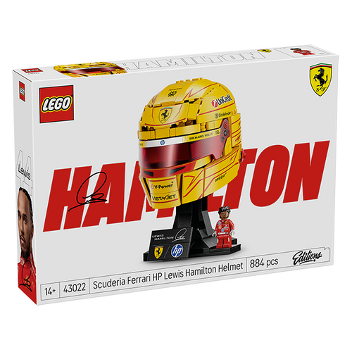 LEGO Editions 43022 Scuderia Ferrari HP helm van Lewis Hamilton
