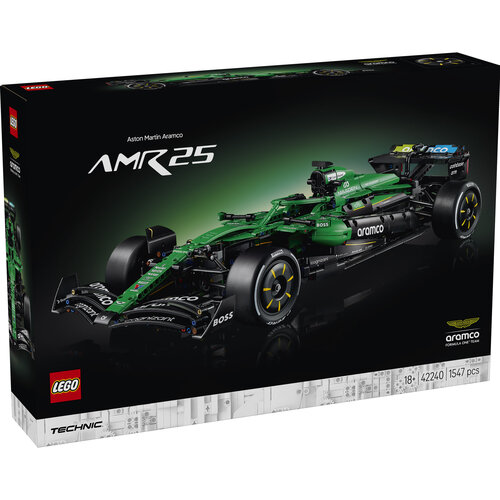 LEGO Technic 42240 Aston Martin Aramco AMR25 F1® auto LEGO Technic 42240 Aston Martin Aramco AMR25 F1® auto