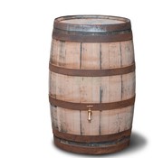 Meuwissen Agro Regenton 195 liter - Oud Whisky vat - Geschuurd