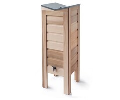 De Wiltfang Regenton cederhout - 100 Liter