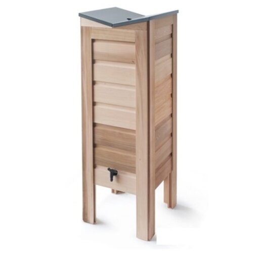 De Wiltfang Regenton cederhout - 100 Liter