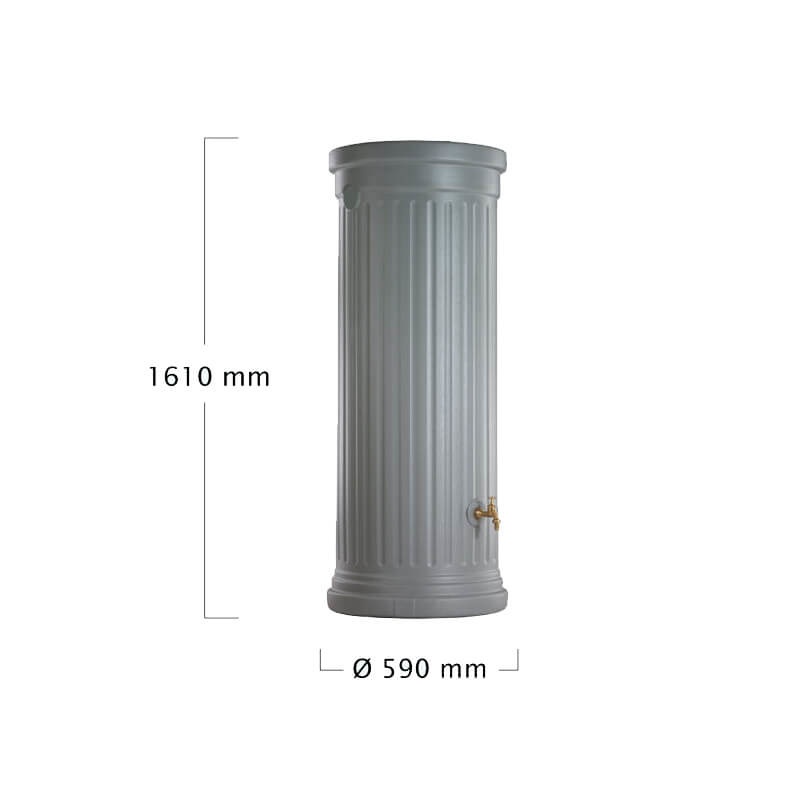 Garantia Regenton Column - 330 liter - Grijs