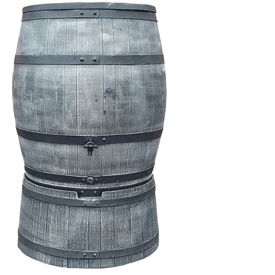 Roto Regentonset Roto 240 liter + voet - Grijs