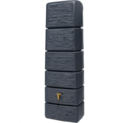 4Rain Regenton Slim 350 liter - Stone Decor - Antraciet