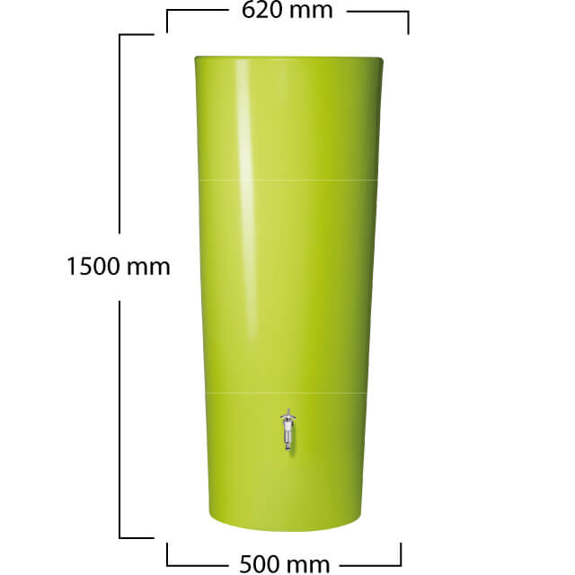 Garantia Regenton 2 in 1 - 350 Liter - Apple + Vulautomaat