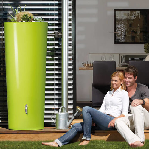 Garantia Regenton 2 in 1 - 350 Liter - Apple + Vulautomaat