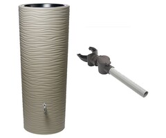 Garantia Regenton 2 in 1 - 350 Liter - Sahara + Vulautomaat