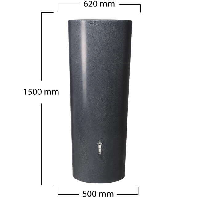 Garantia Regenton 2 in 1 - 350 Liter - Lava + Vulautomaat