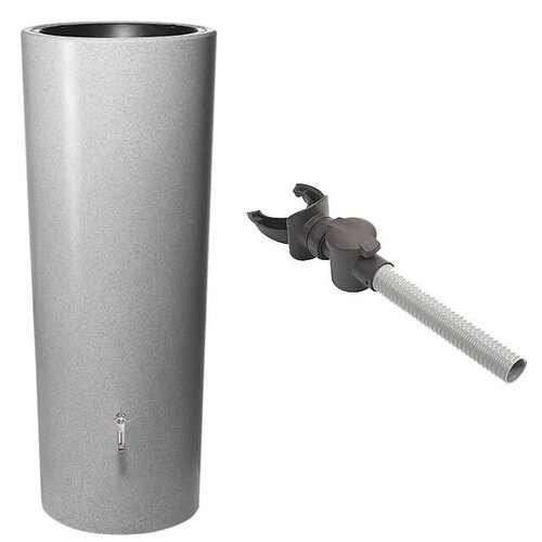Garantia Regenton 2 in 1 - 350 Liter - Silver + Vulautomaat