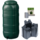 Regenton Rainsaver - Groen 100 L + Voet + Vulautomaat