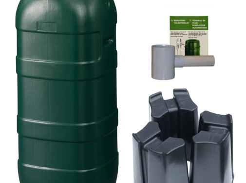 Harcostar Regenton Rainsaver - Groen 100 L + Voet + Vulautomaat