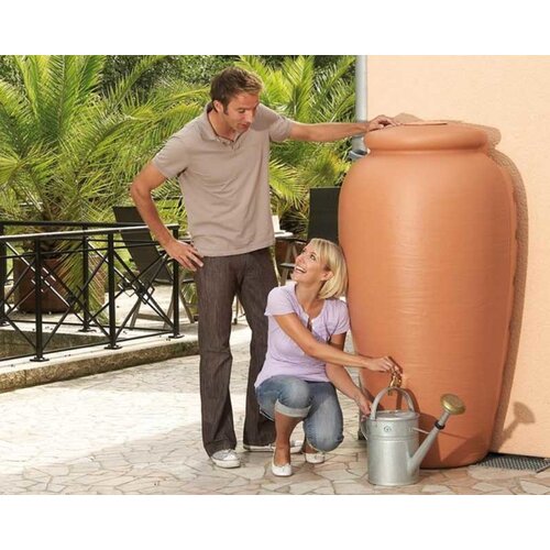 Garantia Regenton Amphore wand 350 liter - Terracotta