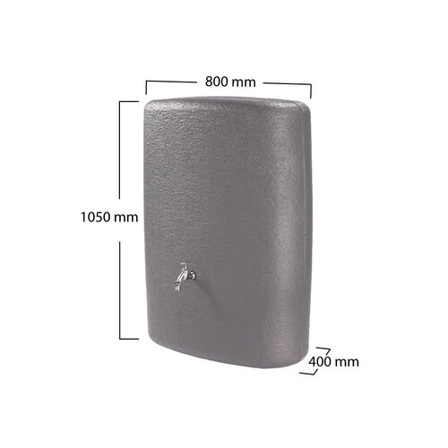 Garantia Regenton Terranova Antraciet 275 liter