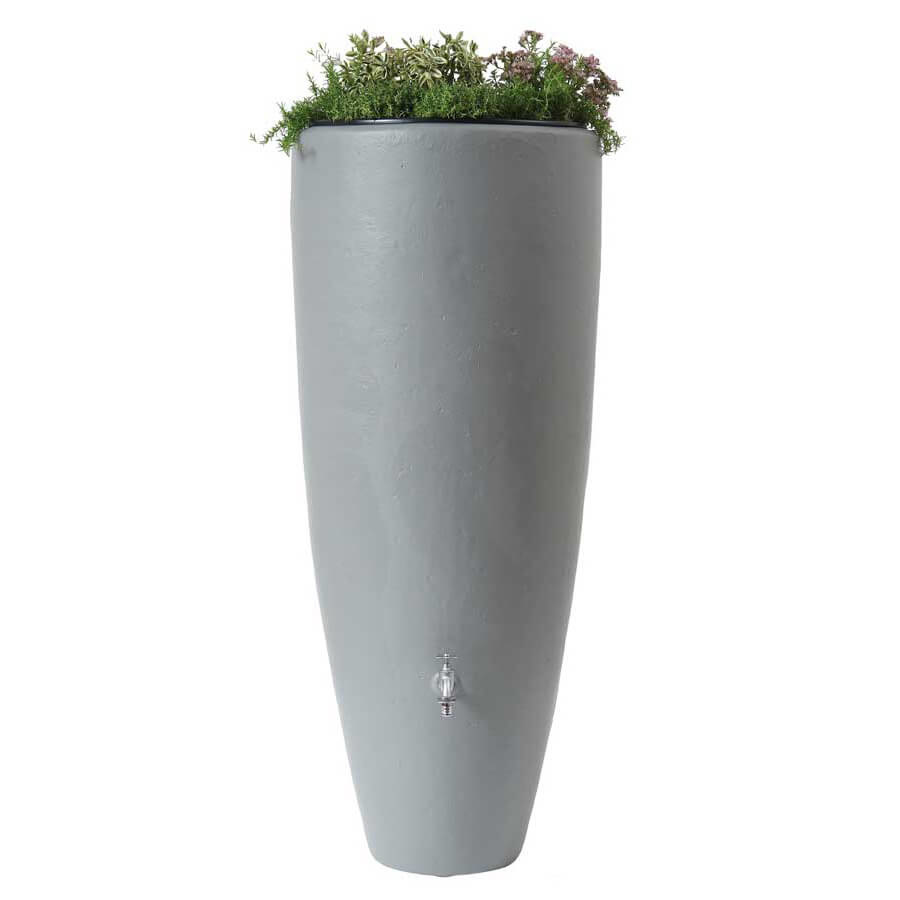 Garantia Regenton met Plantenbak 2 in 1 Grijs 300 liter