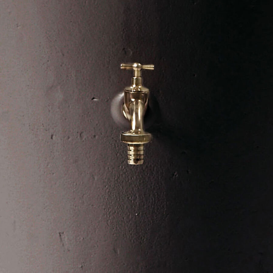 Garantia Regenton met Plantenbak 2 in 1 Mokka 300 liter