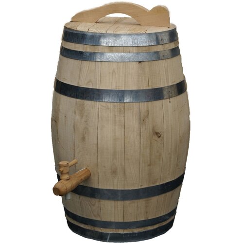 Meuwissen Agro Houten Regenton - 50 Liter Kastanje + Kraan / Handvat