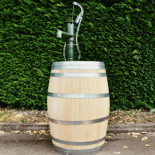 Meuwissen Agro Houten Regenton - 225 Liter met Pomp - Onbehandeld