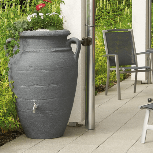 Garantia Regenton Antique Amphore - 360 liter - Antraciet