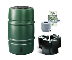 Harcostar Regentonset Harcostar 227 L - Groen + Voet + Vulautomaat & Afsluiter
