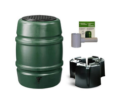Harcostar Regentonset Harcostar - 114 Liter Groen + Voet + Vulautomaat