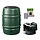 Regentonset Harcostar - 114 Liter Groen + Voet + Vulautomaat