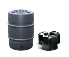 Harcostar Regentonset Harcostar - 168 Liter Antraciet + Voet