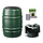 Regentonset Harcostar - 168 Liter Groen + Voet + Vulautomaat