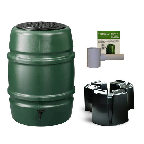 Harcostar Regentonset Harcostar - 168 Liter Groen + Voet + Vulautomaat