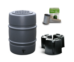 Harcostar Regentonset Harcostar - 168 L Antraciet + Voet + Vulautomaat