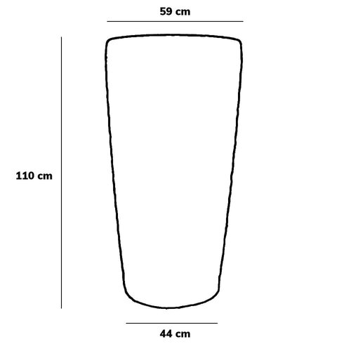 Regenton.nu Regenton Modern - 230 liter - Antraciet