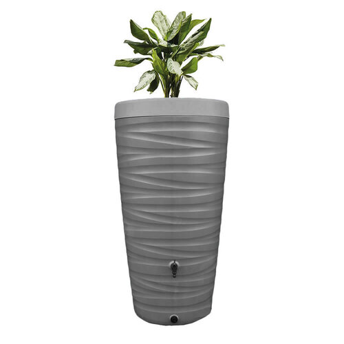 Regenton.nu Regenton Wave - 240 liter - Grijs