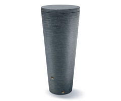Prosperplast Regenton Tubo 320 liter - 2 in 1 - Graniet antraciet