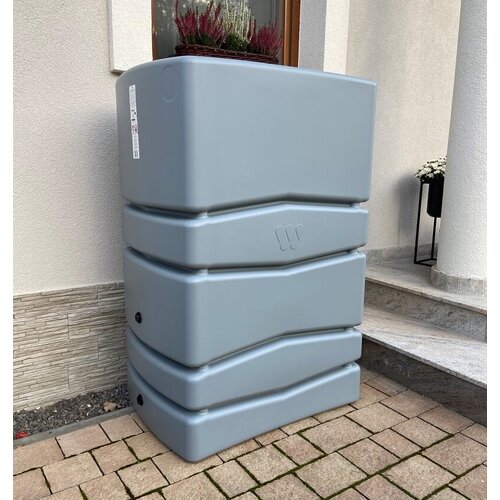 Prosperplast Regenton Aqua Tower 450 liter - Grijs