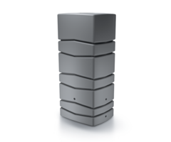 Prosperplast Regenton Aqua Tower 650 liter - Grijs