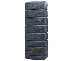 4Rain Regenton Slim 500 liter - Stone Decor - Antraciet