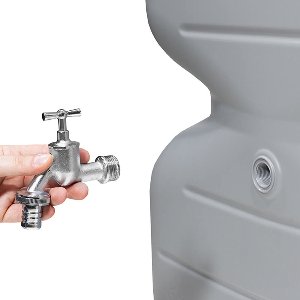 Garantia Regenton Cubus 1000 liter - Betongrijs