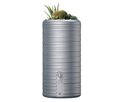 Garantia Regenton Nordic - 300 liter - Grijs + Plantenbak