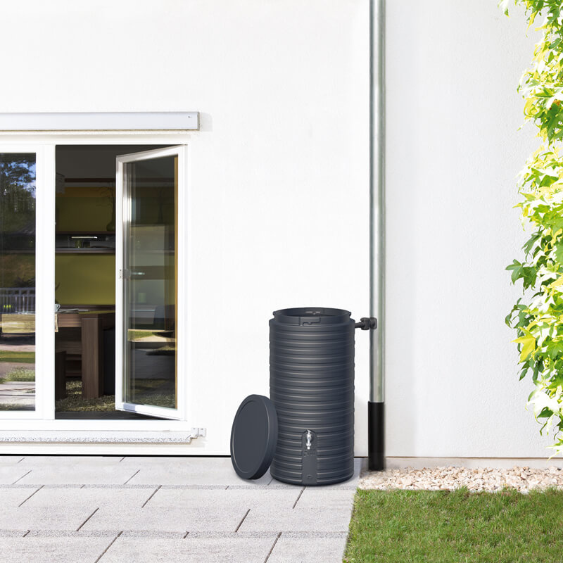 Garantia Regenton Nordic - 300 liter - Antraciet