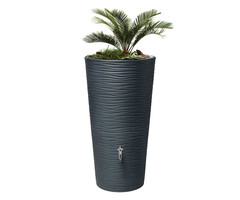 Garantia Regenton Nature - 210 liter - Antraciet