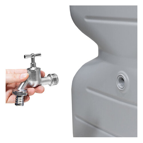 Garantia Regenton Cubus 700 liter - Betongrijs