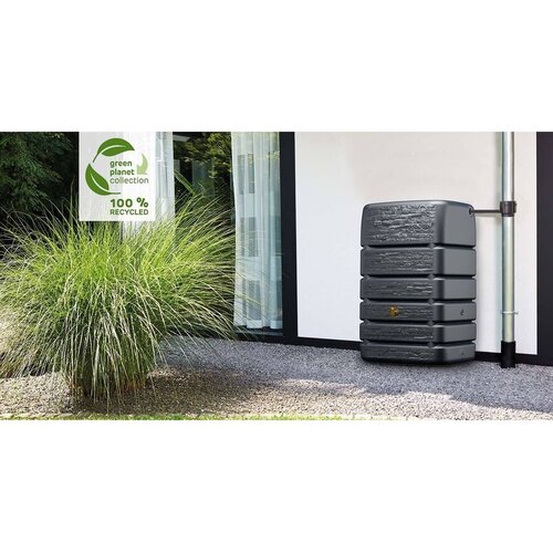 Garantia Regenton Slim 510 liter - Stone Decor - Antraciet